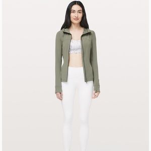 Lululemon Winder Under HR Crop Flocked WHT
